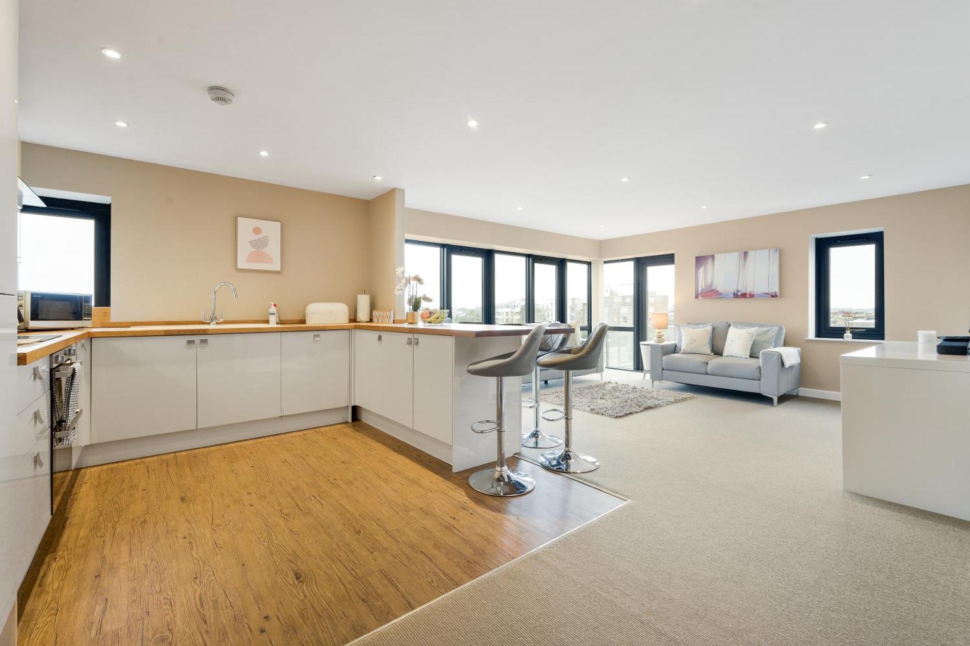 Apartamento Westcliff Penthouse With Sea Views And Balcony Bournemouth Exterior foto