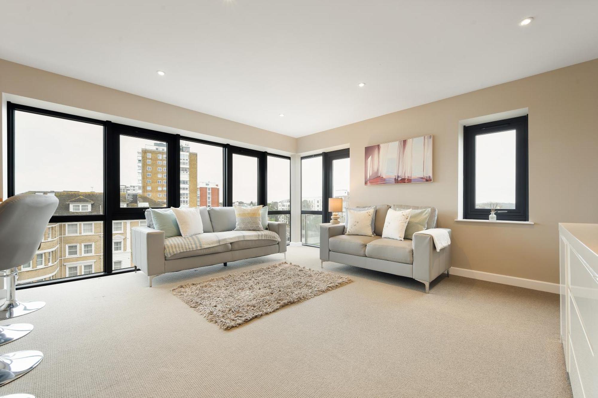 Apartamento Westcliff Penthouse With Sea Views And Balcony Bournemouth Exterior foto